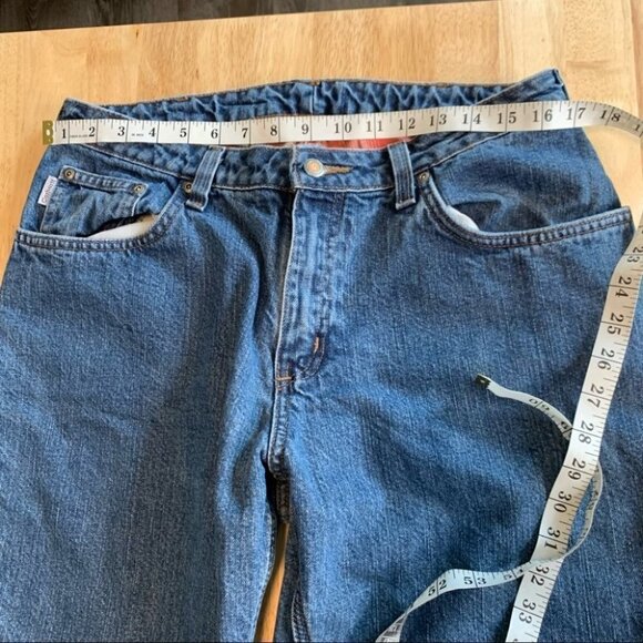 Carhartt Flannel Lined Jeans Size 33x30 - Picture 5 of 9